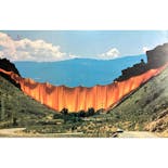 【Signed Poster】Christo & Jeanne-Claude：Valley Curtain, Grand Hogback, Rifle, Colorado 1970-72